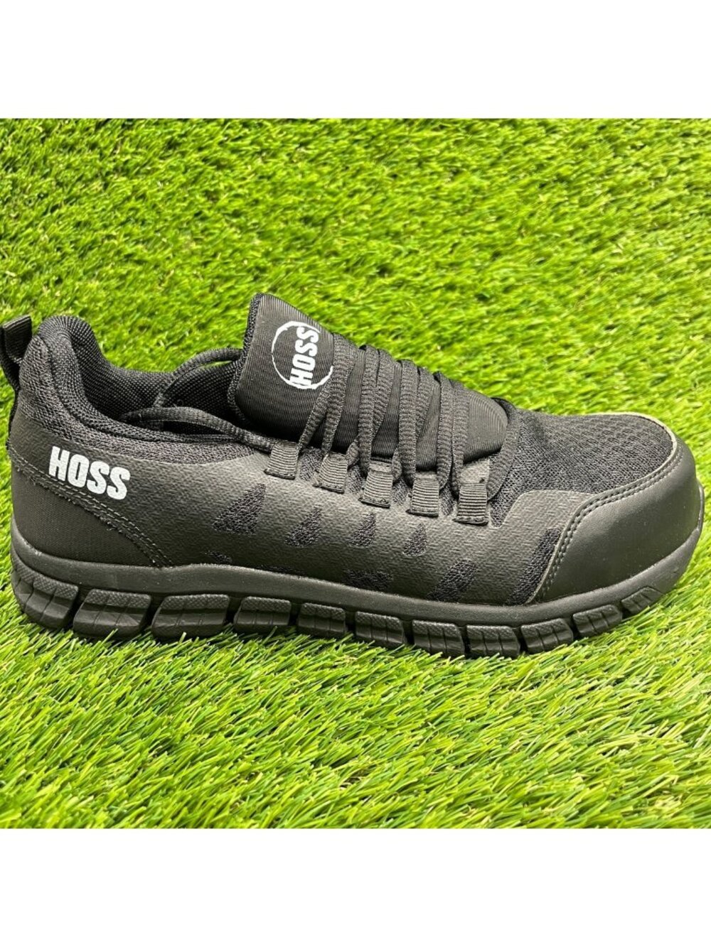 Hoss Sparks SD Womens Size 8.5 Black Slip-Resistant Composite Toe Work Shoes